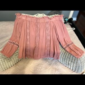 American Eagle Outfitters Off- Shoulder Top